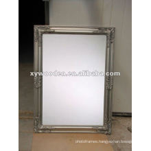 Decorative wood mirror frame